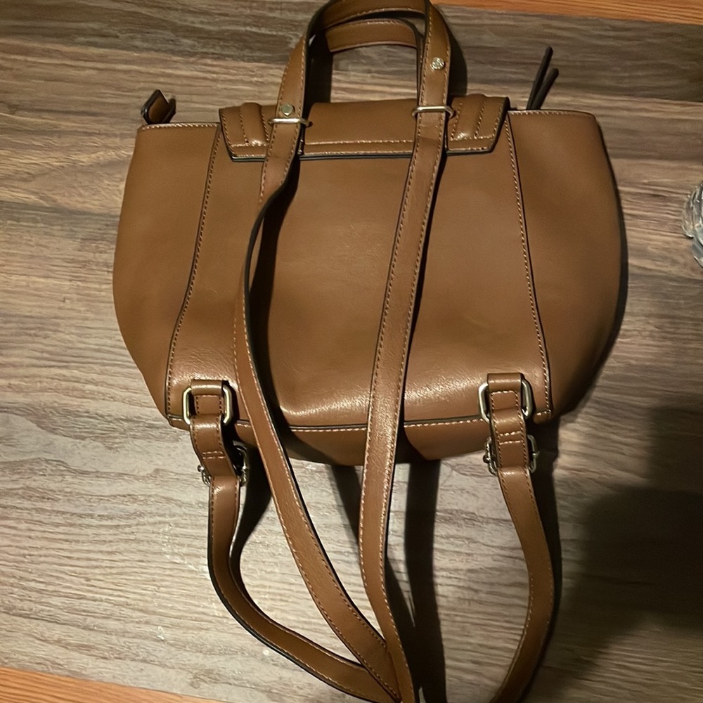 Nine West Harper Convertible Backpack Cognac Gem